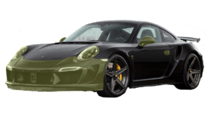 przód oraz najwrażliwsze elementy oklejone folią